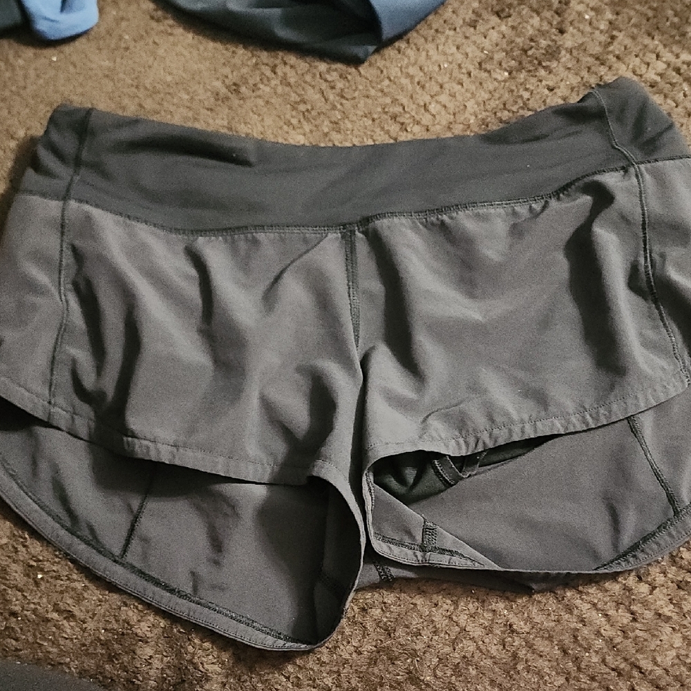 lululemon athletica Charcoal Athletic Shorts
